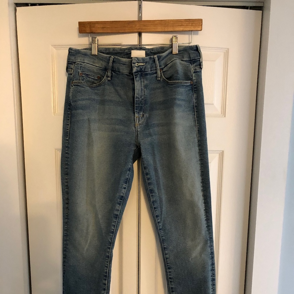 Mother The Looker Ankle Fray Jeans